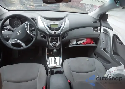 2012 Hyundai Elantra Gls (Ulsan Plant) from USA, damaged, VIN KMHDH4AE7CU442987